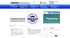 Desktop Screenshot of dieese.org.br