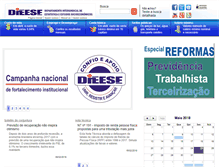 Tablet Screenshot of dieese.org.br